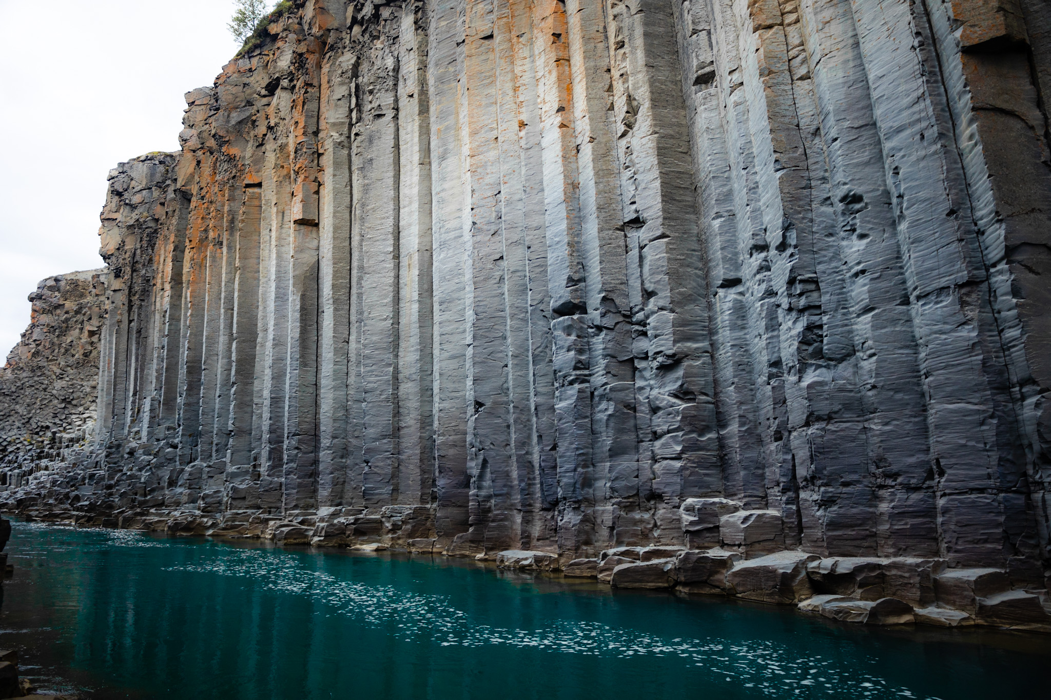 bazaltowa ściana, Studlagil - Islandia w tydzień