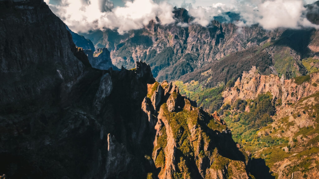 szlak PR1Pico do Arieiro - Pico do Ruivo - Madera w 7 dni